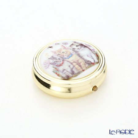 ロイター・ポーセリン ピルケース 5cm 9.242／0 子猫