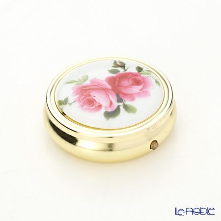 ロイター・ポーセリン ピルケース 5cm 17.242／0 ローズ