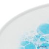 有田焼 やま平窯元 やまへい 泡 frame ブルー ラウンドプレート 26cm