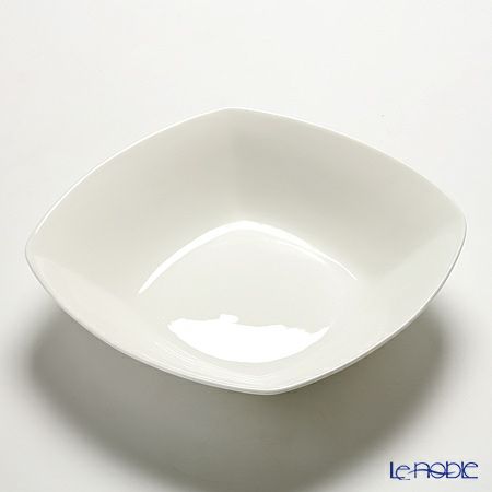 プリモビアンコ 白の器 スクエア ボウル（L） 27cm