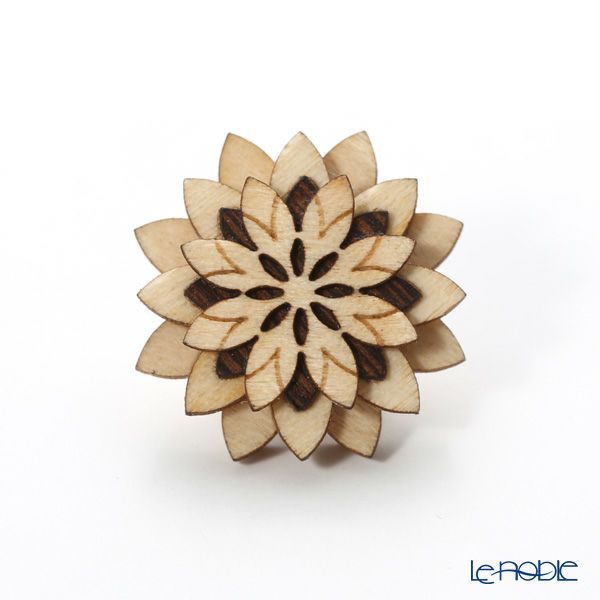 BeWooden LF2 ピンバッジ Bellis Flower