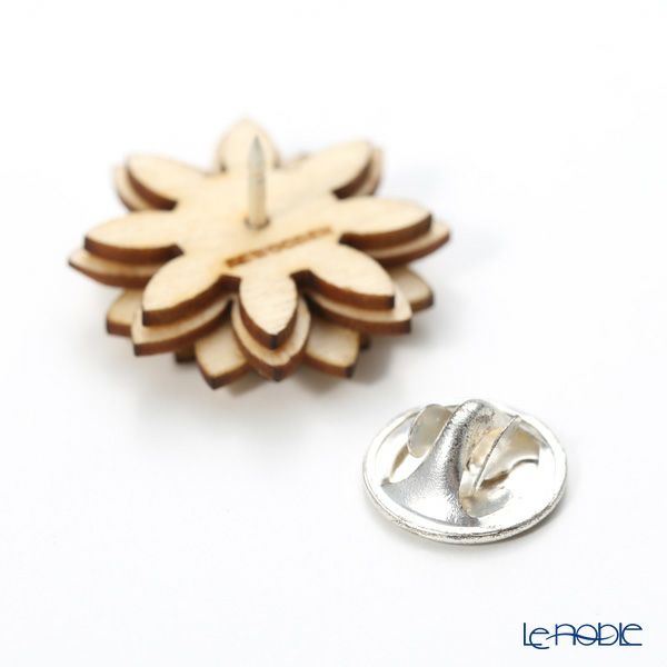 BeWooden LF2 ピンバッジ Bellis Flower