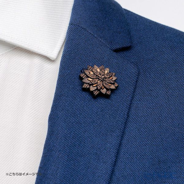 BeWooden LF4 ピンバッジ Deco Flower