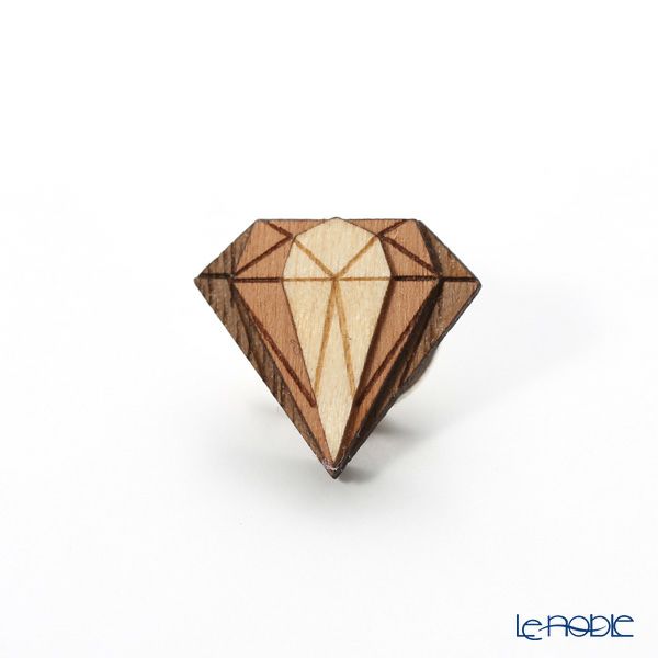 BeWooden LF5 ピンバッジ Diamond Lapel