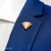BeWooden LF5 ピンバッジ Diamond Lapel