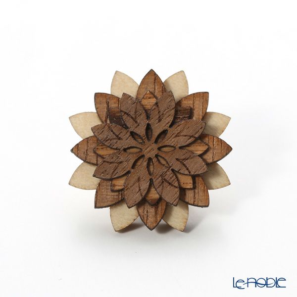 BeWooden LF7 ピンバッジ Illa Flower