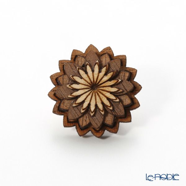 BeWooden LF8 ピンバッジ Oriens Flower