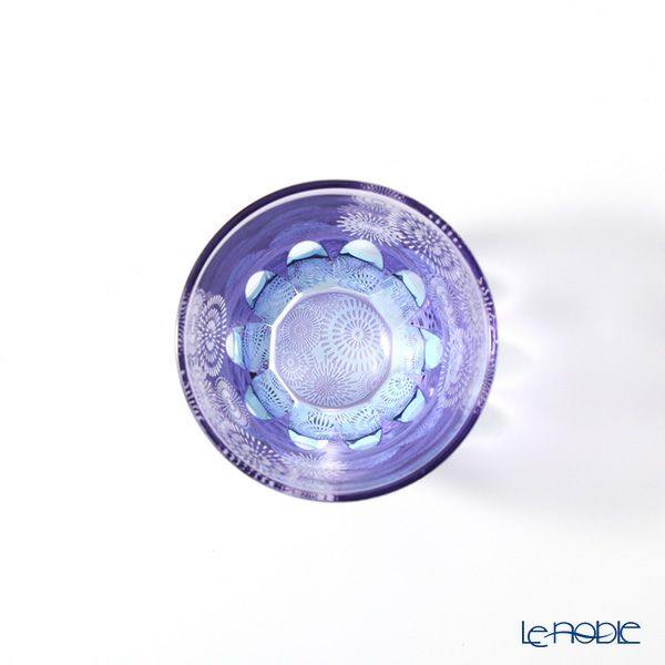 GLASS-LAB グラス・ラボ 江戸切子 砂切子 花火 水面 ぐい呑み S-103-003