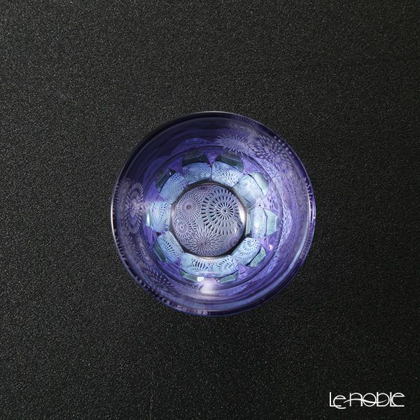 GLASS-LAB グラス・ラボ 江戸切子 砂切子 花火 水面 ぐい呑み S-103-003