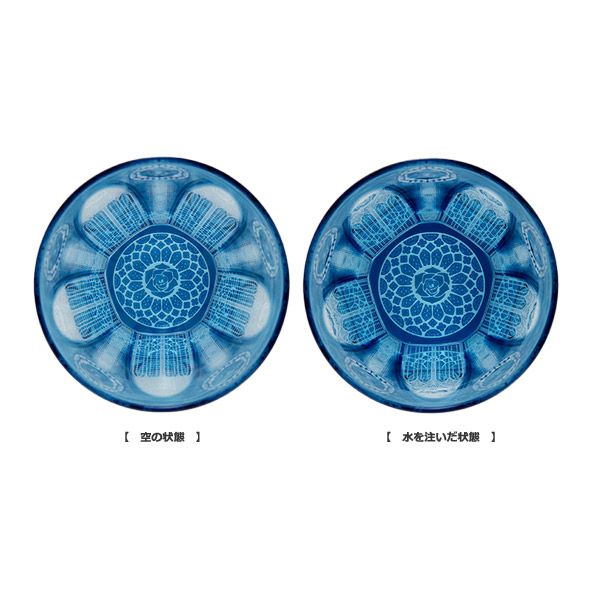 GLASS-LAB グラス・ラボ 江戸切子 砂切子 青薔薇の大聖堂 オールドグラス ライトブルー×インディゴブルー【2020江戸切子新作展 WEB投票第二位作品の別注カラー】