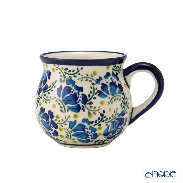 ポーリッシュポタリー（ポーランド陶器） ボレスワヴィエツ マグカップ 多花 220ml／8cm 1452／DU-228