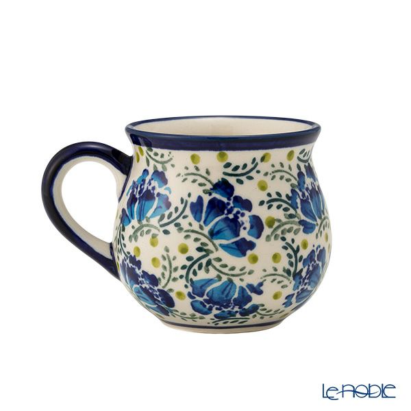 ポーリッシュポタリー（ポーランド陶器） ボレスワヴィエツ マグカップ 多花 220ml／8cm 1452／DU-228