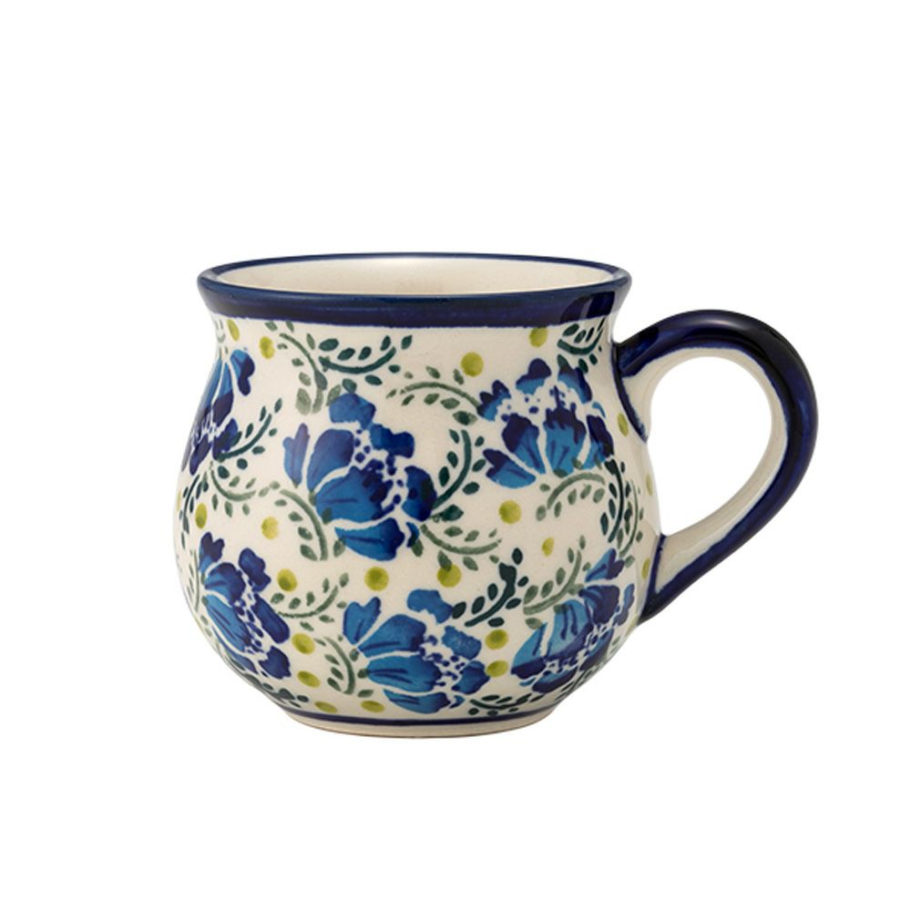 ポーリッシュポタリー（ポーランド陶器） ボレスワヴィエツ マグカップ 多花 220ml／8cm 1452／DU-228