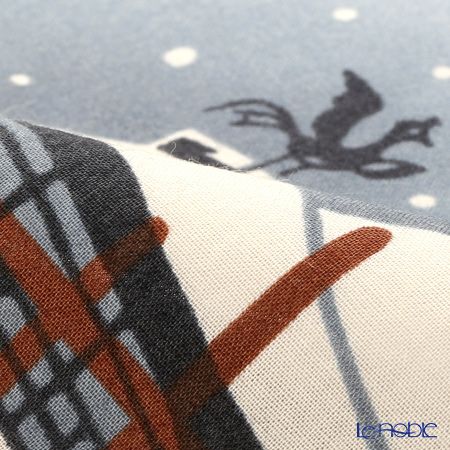 永楽屋 昭和8年柄復刻 円窓の雪景色 冬 手ぬぐい