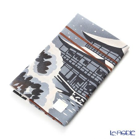 永楽屋 昭和8年柄復刻 円窓の雪景色 冬 手ぬぐい