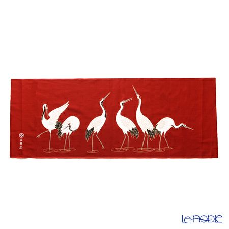 永楽屋 14代発表柄 並び鶴 手ぬぐい