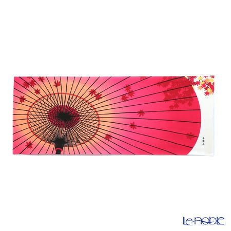 永楽屋 14代発表柄 傘に紅葉 手ぬぐい