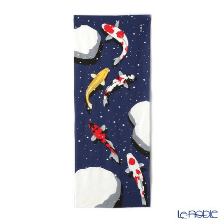 永楽屋 14代発表柄 錦鯉 手ぬぐい 5匹