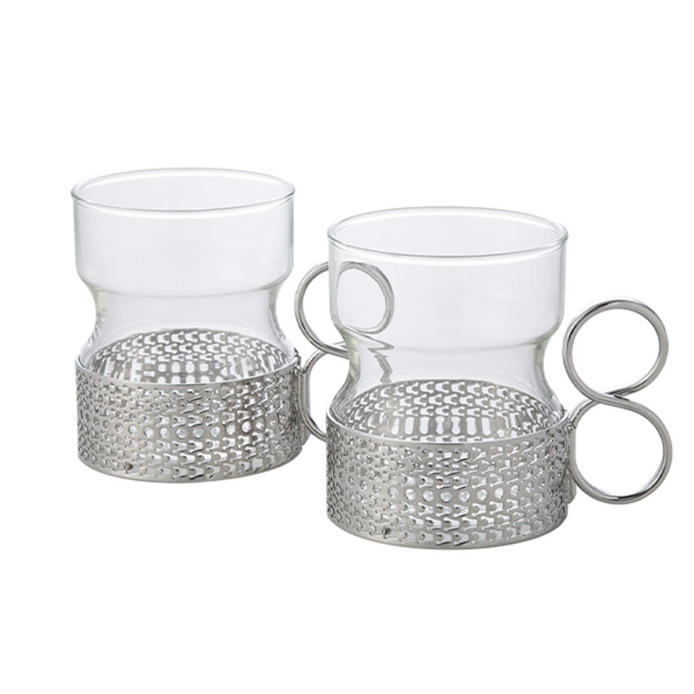 イッタラ（iittala） ツァイッカ ホルダー付グラス 230ml ペア