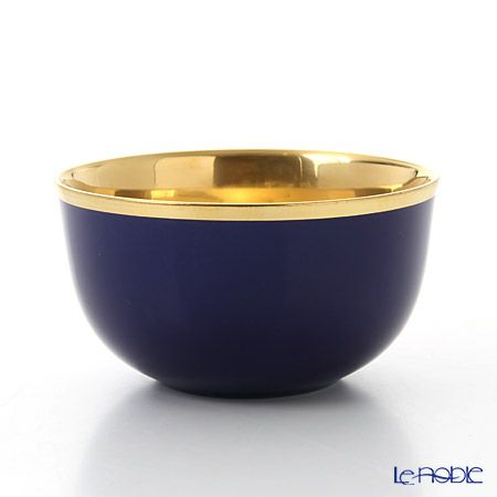 アウガルテン（AUGARTEN） トリアノン（7042K） シャンパンボウル コバルト／ゴールド