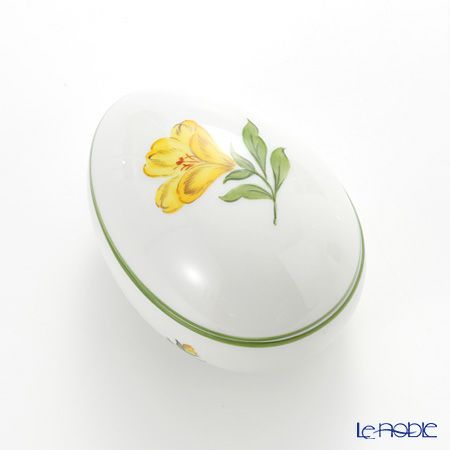 アウガルテン（AUGARTEN） ウィンナーフラワー（5089M） イエロークロッカス エッグシェイプボックス（606）