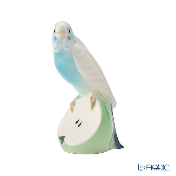 ロシア食器 インペリアル・ポーセリン フィギュリン セキセイインコ 13cm