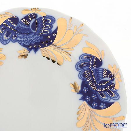 ロシア食器 インペリアル・ポーセリン ゴールデンガーデン プレート 18cm