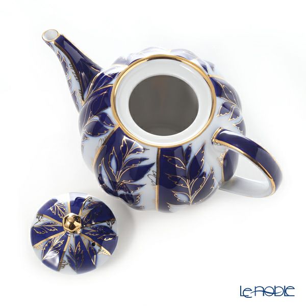 ロシア食器 インペリアル・ポーセリン ウインターイブニング ティーポット（チューリップ）