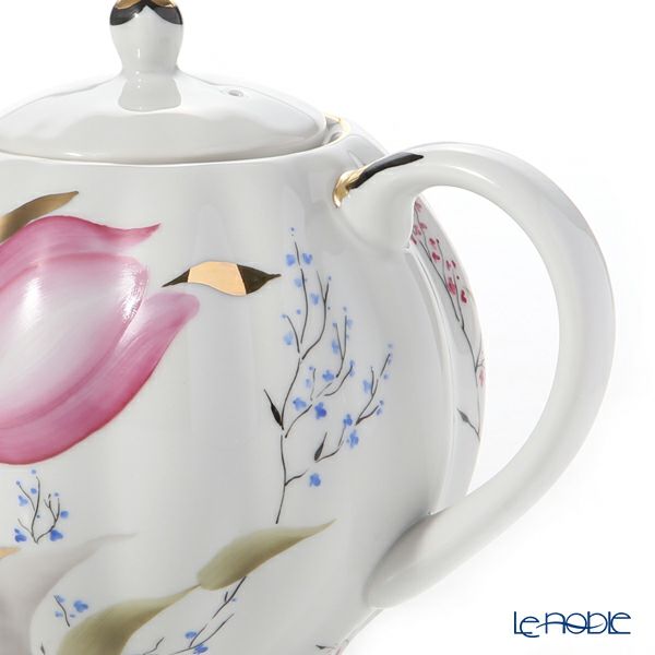 ロシア食器 インペリアル・ポーセリン チューリップ ティーポット 600ml
