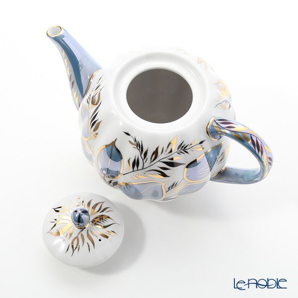 ロシア食器 インペリアル・ポーセリン ムーン ティーポット 600ml