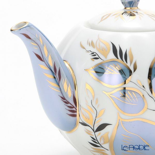 ロシア食器 インペリアル・ポーセリン ムーン ティーポット 600ml