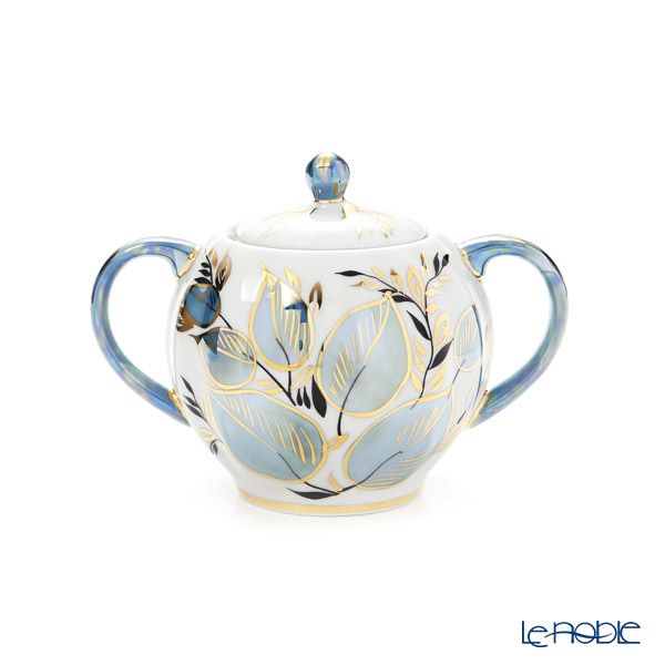 ロシア食器 インペリアル・ポーセリン ムーン シュガーポット 300ml