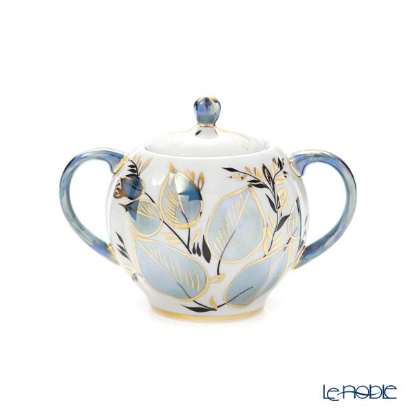 ロシア食器 インペリアル・ポーセリン ムーン シュガーポット 300ml