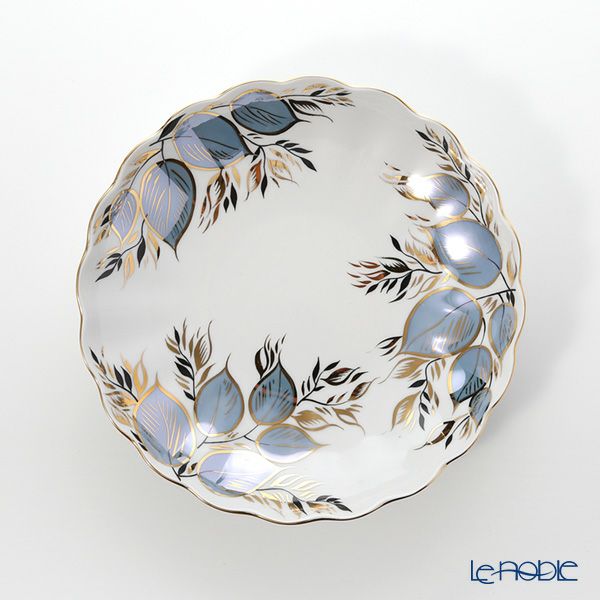 ロシア食器 インペリアル・ポーセリン ムーン プレート（ディープ） 21.5cm