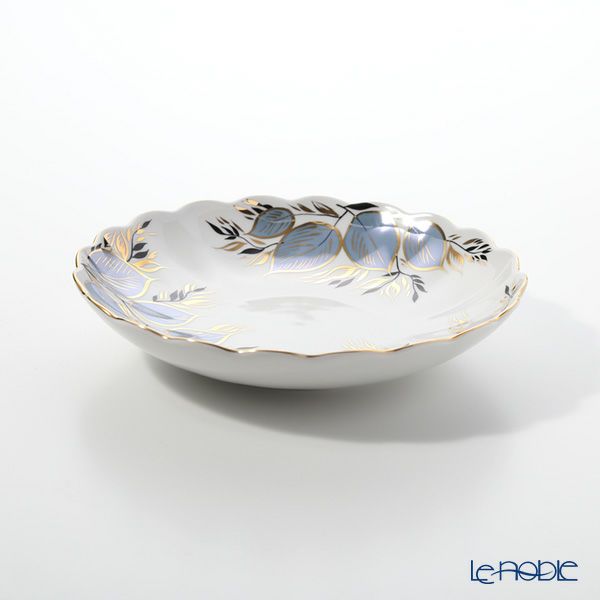 ロシア食器 インペリアル・ポーセリン ムーン プレート（ディープ） 21.5cm