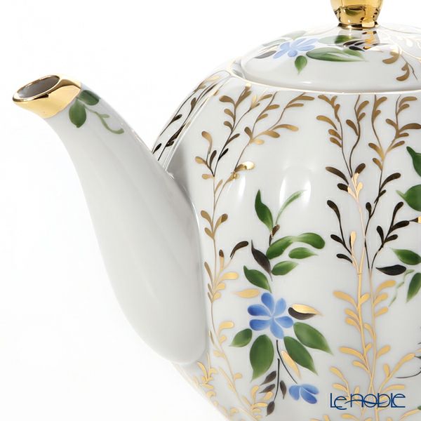 ロシア食器 インペリアル・ポーセリン ゴールデングラス ティーポット（チューリップ）