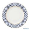ロシア食器 インペリアル・ポーセリン コバルトネット プレート 27cm チューリップ