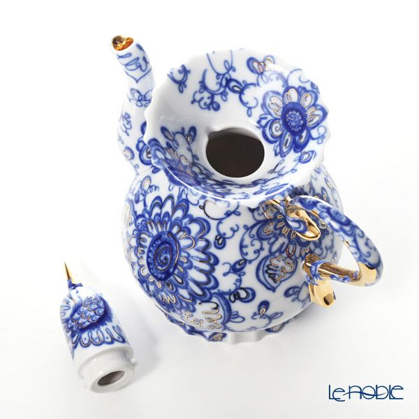 ロシア食器 インペリアル・ポーセリン シンギングガーデン ティーポット（マーキー）1100ml