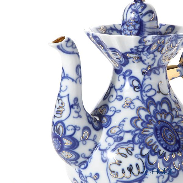 ロシア食器 インペリアル・ポーセリン シンギングガーデン ティーポット（マーキー）1100ml