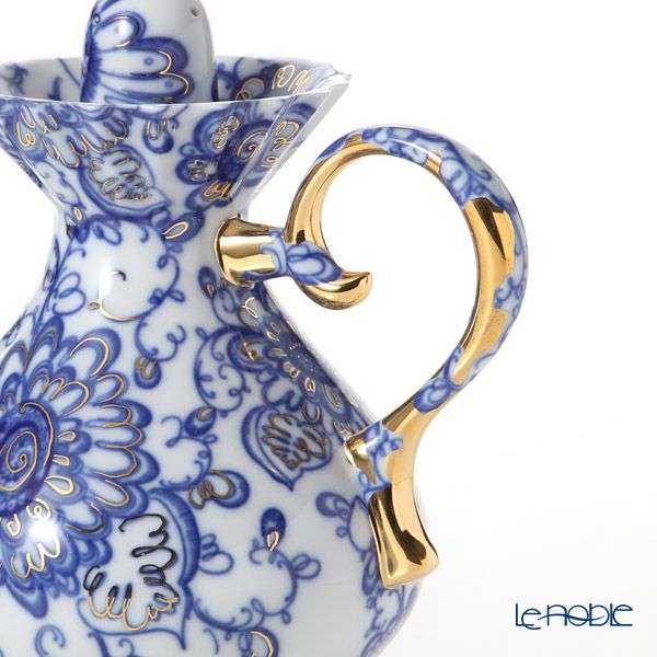 ロシア食器 インペリアル・ポーセリン シンギングガーデン ティーポット（マーキー）1100ml