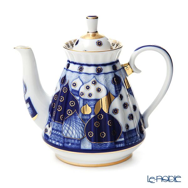 ロシア食器 インペリアル・ポーセリン ロシアンドームズ ティーポット 750ml （ラジアル）