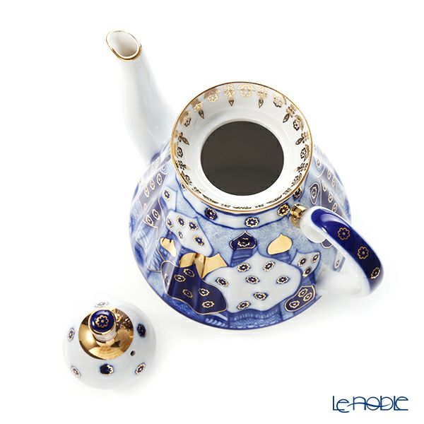 ロシア食器 インペリアル・ポーセリン ロシアンドームズ ティーポット 750ml （ラジアル）