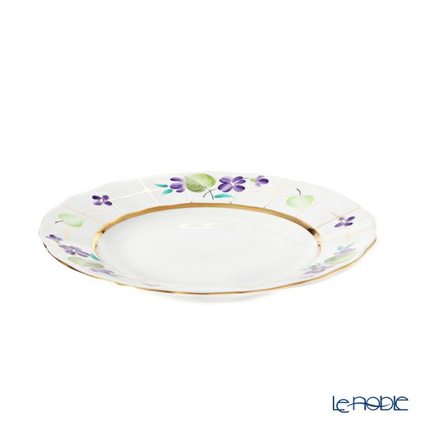 ロシア食器 インペリアル・ポーセリン バイオレットフォレスト プレート 18cm