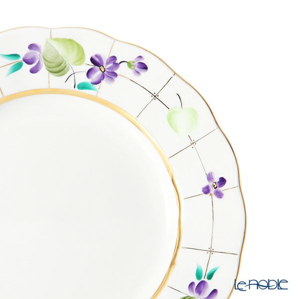 ロシア食器 インペリアル・ポーセリン バイオレットフォレスト プレート 18cm