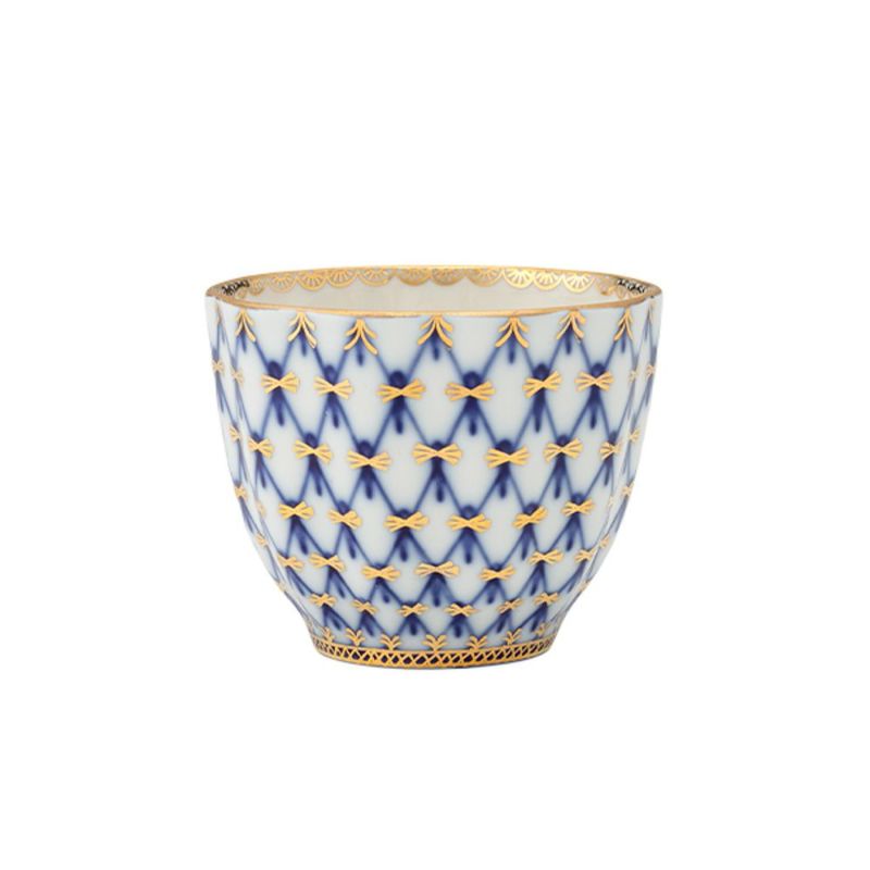 ロシア食器 インペリアル・ポーセリン コバルトネット ジャパニーズカップ