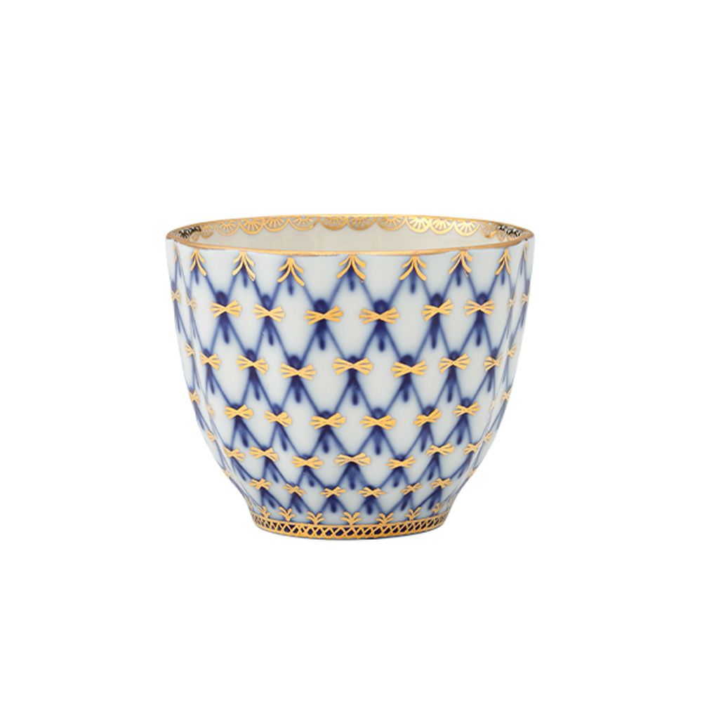 ロシア食器 インペリアル・ポーセリン コバルトネット ジャパニーズカップ