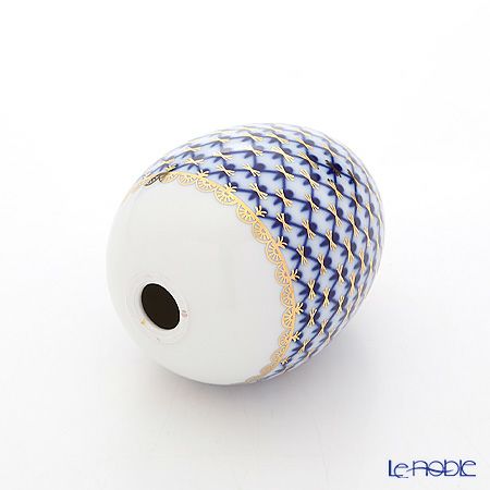 ロシア食器 インペリアル・ポーセリン コバルトネット イースターエッグ