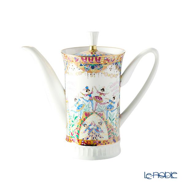 ロシア食器 インペリアル・ポーセリン ロシアンバレエ コーヒーポット 500ml
