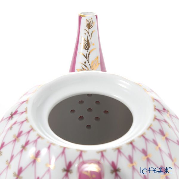 ロシア食器 インペリアル・ポーセリン ブルース（ピンクネット） ティーポット 600ml