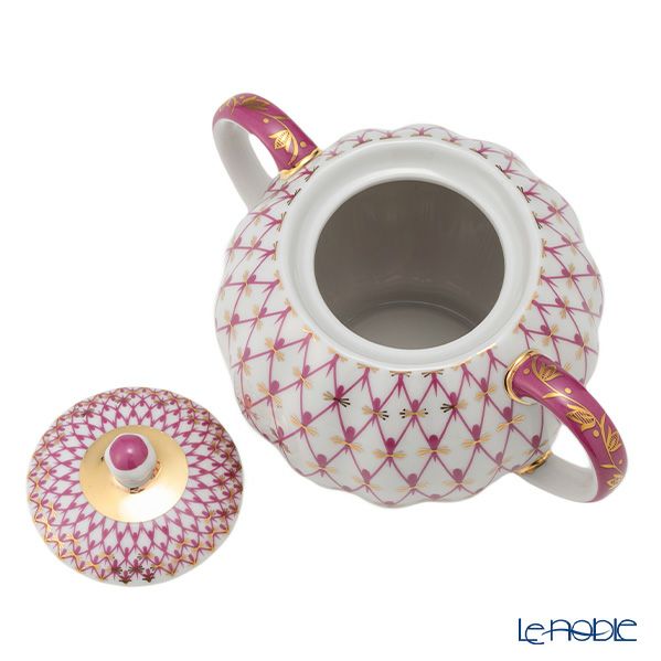 ロシア食器 インペリアル・ポーセリン ブルース（ピンクネット） シュガーポット 300ml